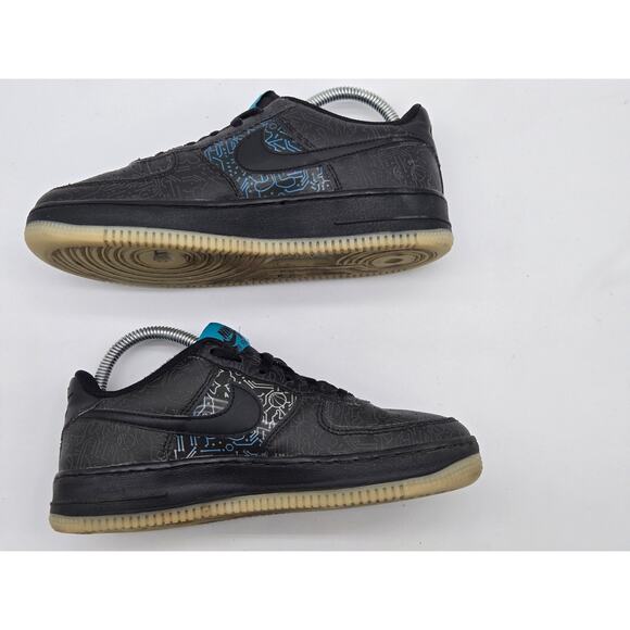 Nike Air Force 1 Space Jam Computer Chip Sneakers Size 5.5Y - Picture 4 of 8